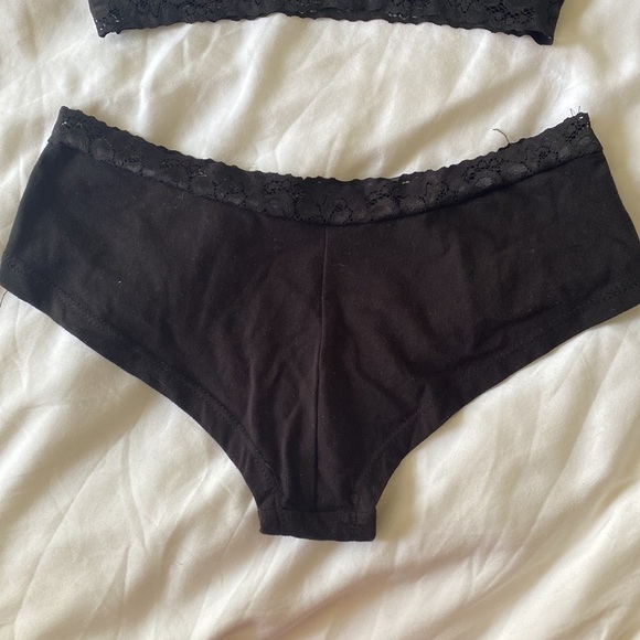 Xylem Clothing Cami Bra and Cheeky Panty Set + Bikini Panty Lace Organic S - Picture 7 of 13